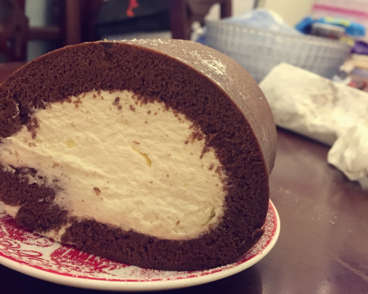 巧克力蛋糕卷的做法