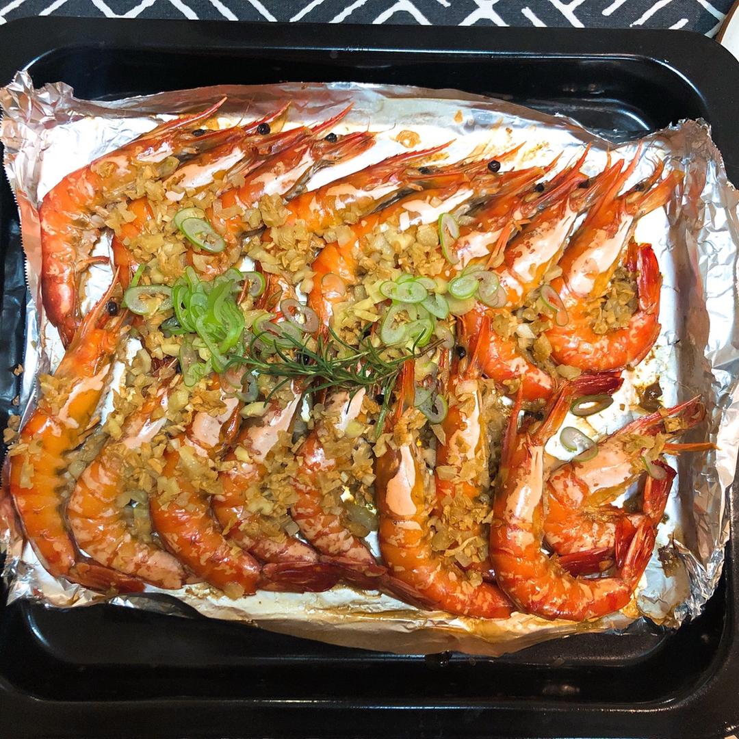 蒜蓉烤大虾