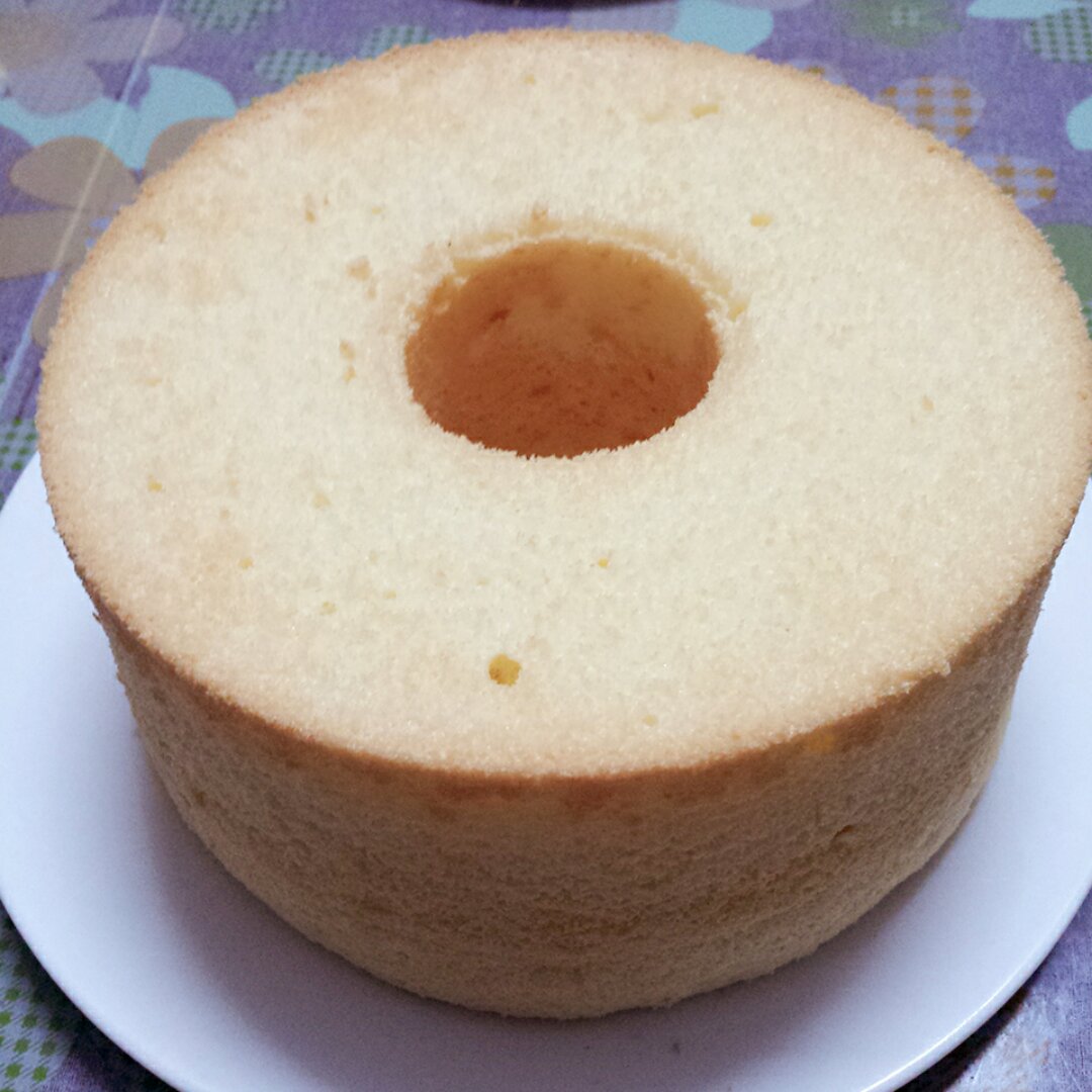 经典戚风——拜拜蛋糕（中空、圆模均可）