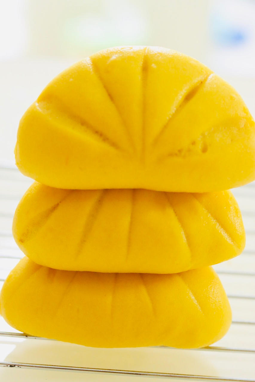 万圣节南瓜馒头【一次发酵】