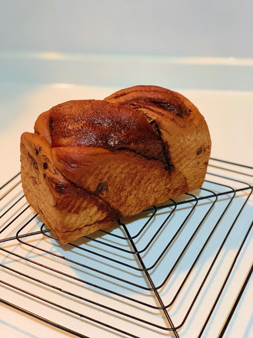 雪山巧克力吐司（巧克力奥利奥吐司面包）