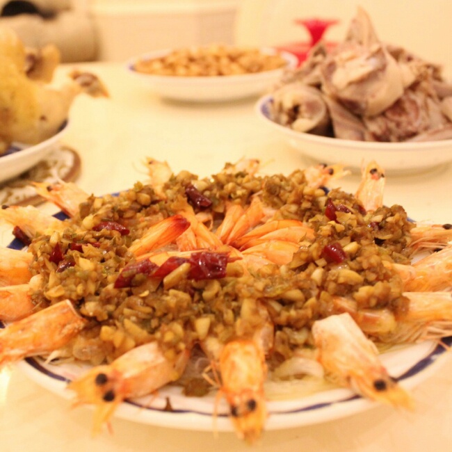 蒜蓉粉丝蒸虾