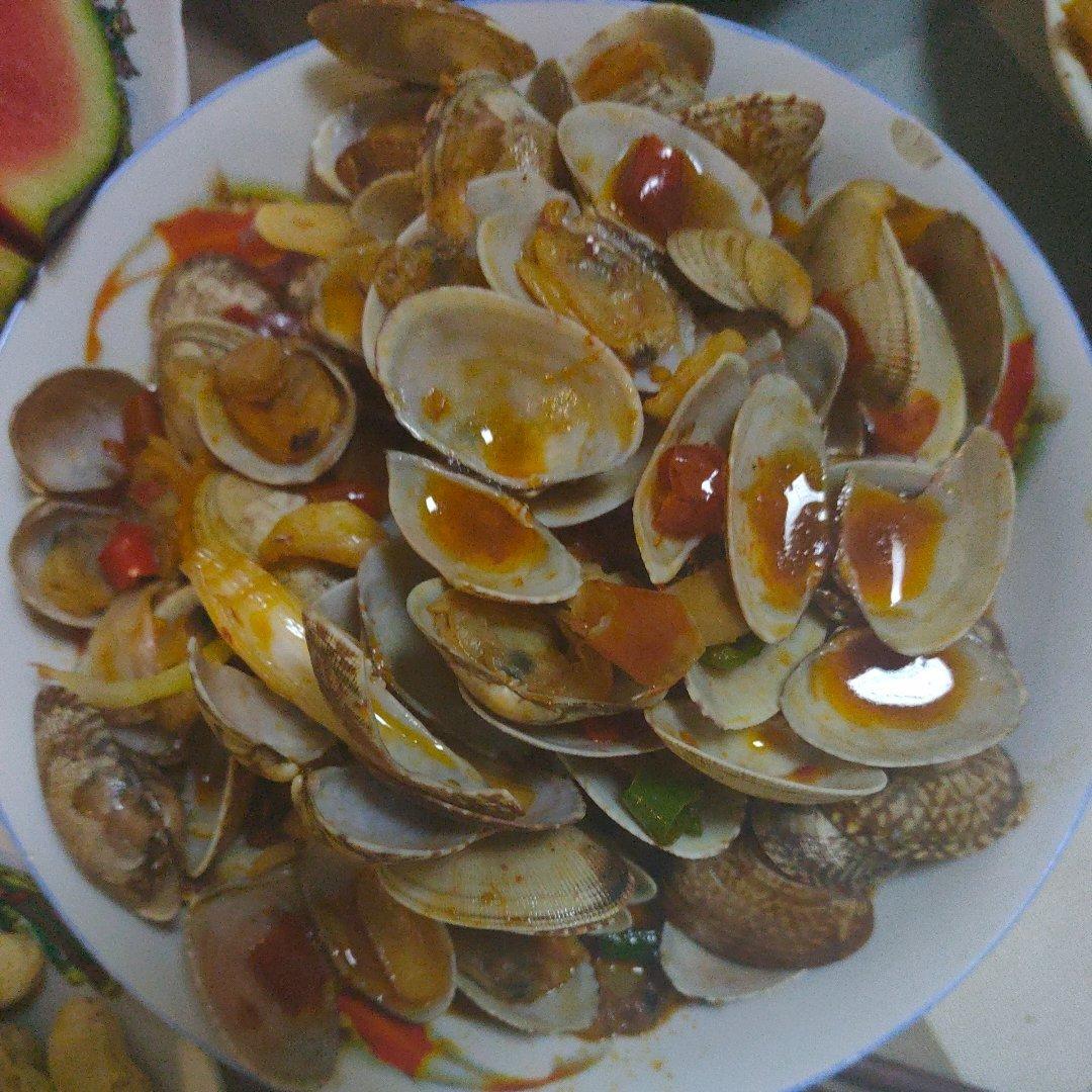 香辣花蛤（蛤蜊）｜味道赛过大排档