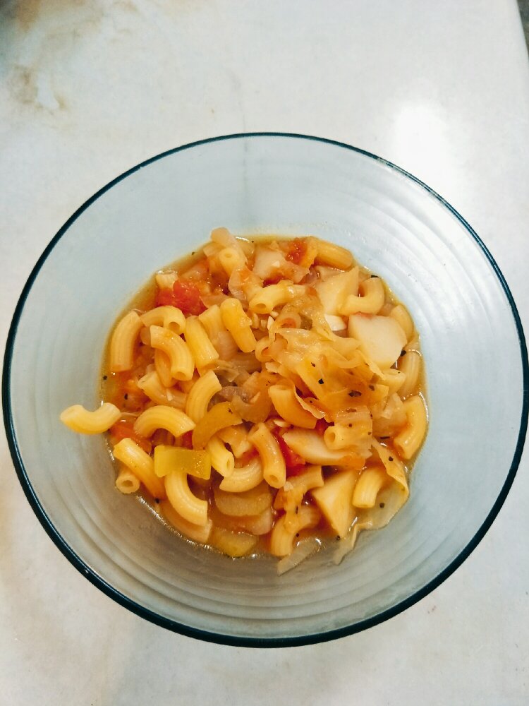 【素食主义】时蔬番茄意面汤