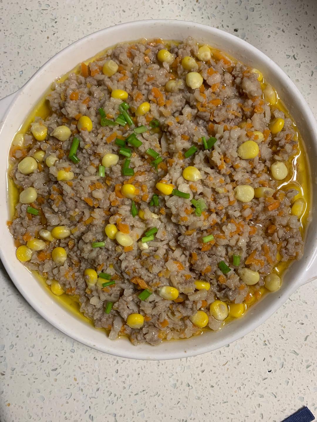 蒸肉饼