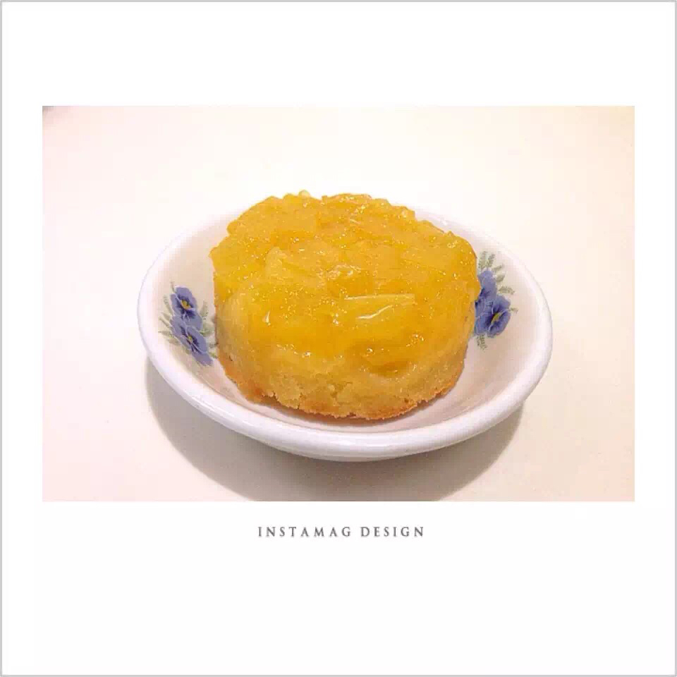 焦糖菠萝反转蛋糕