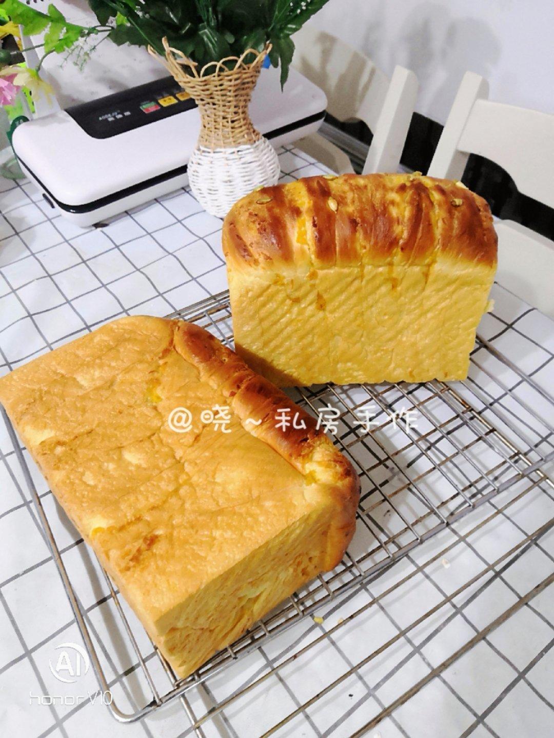 🎃double大伯南瓜（乳酪）吐司|金秋的颜色