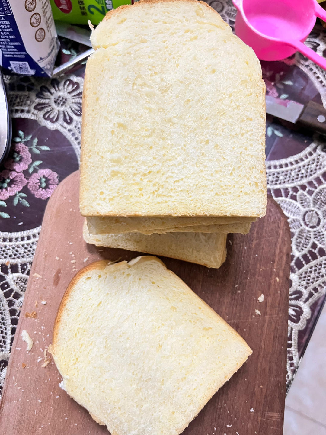 夺命软吐司(๑´ڡ`๑)超软拉丝极速方便的一次发酵吐司