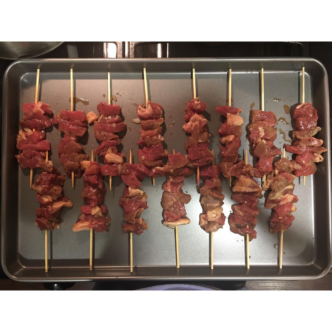 羊肉串 烤箱
