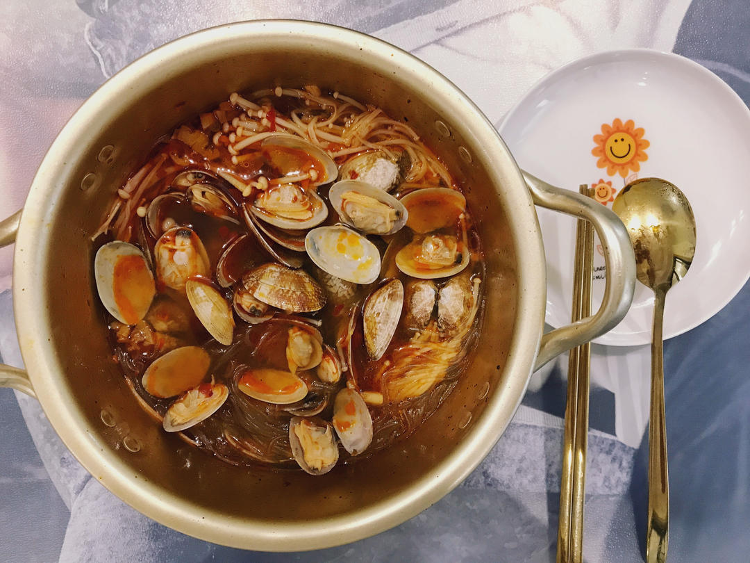 ㊙️自制花甲粉丝煲比外卖还好吃