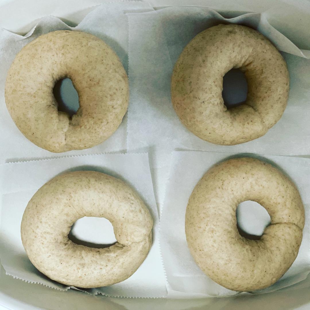 100%天然酵母贝果 - sourdough bagels