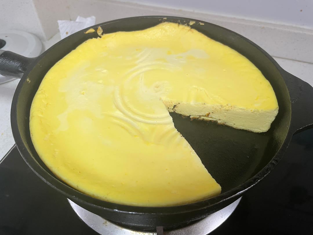 小羽私厨之平底锅芝士蛋糕