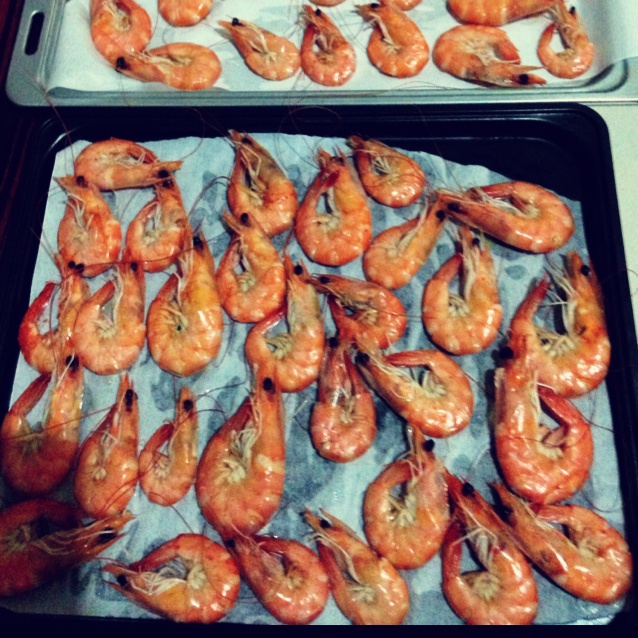 烤虾干
