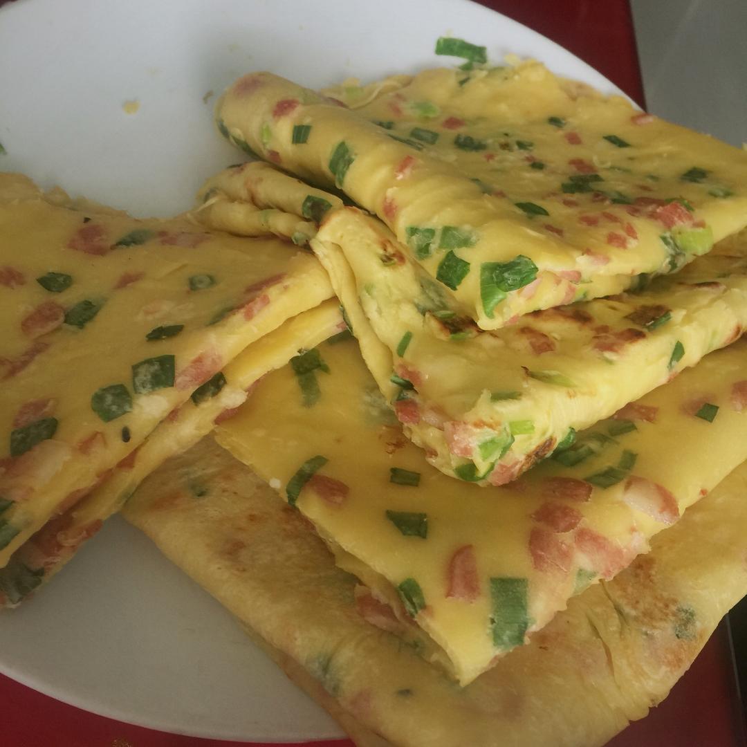 葱花蛋饼（快手营养早餐）