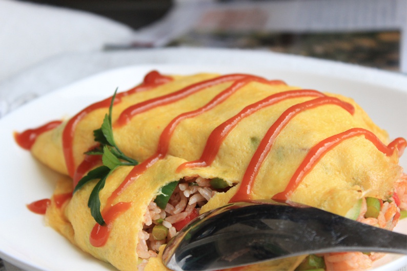 黄金茄酱蛋包饭