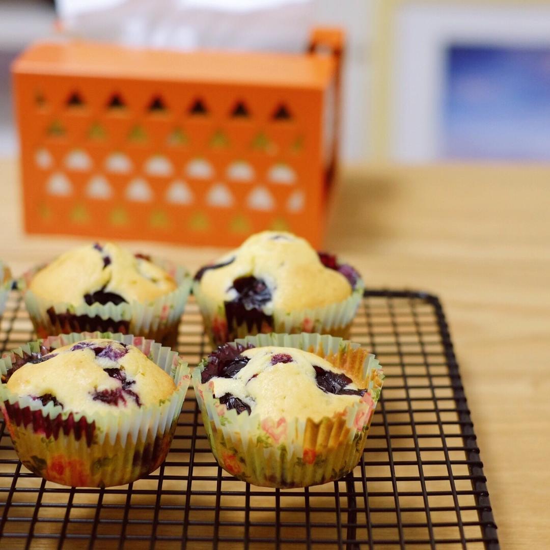 超好吃的蓝莓麦芬