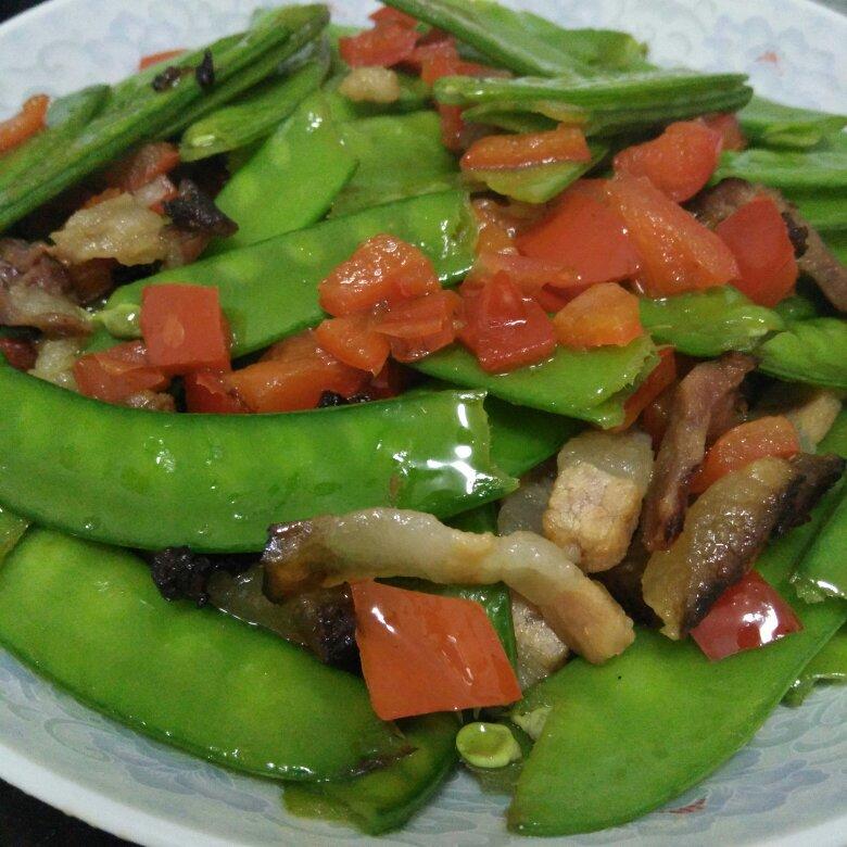 荷兰豆炒肉