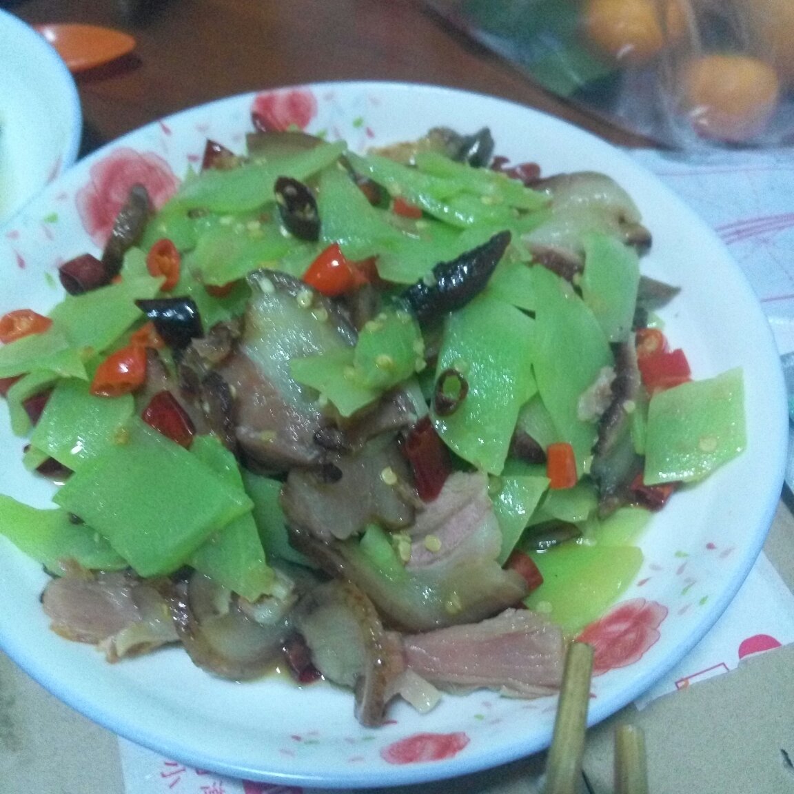 干锅莴笋腊肉