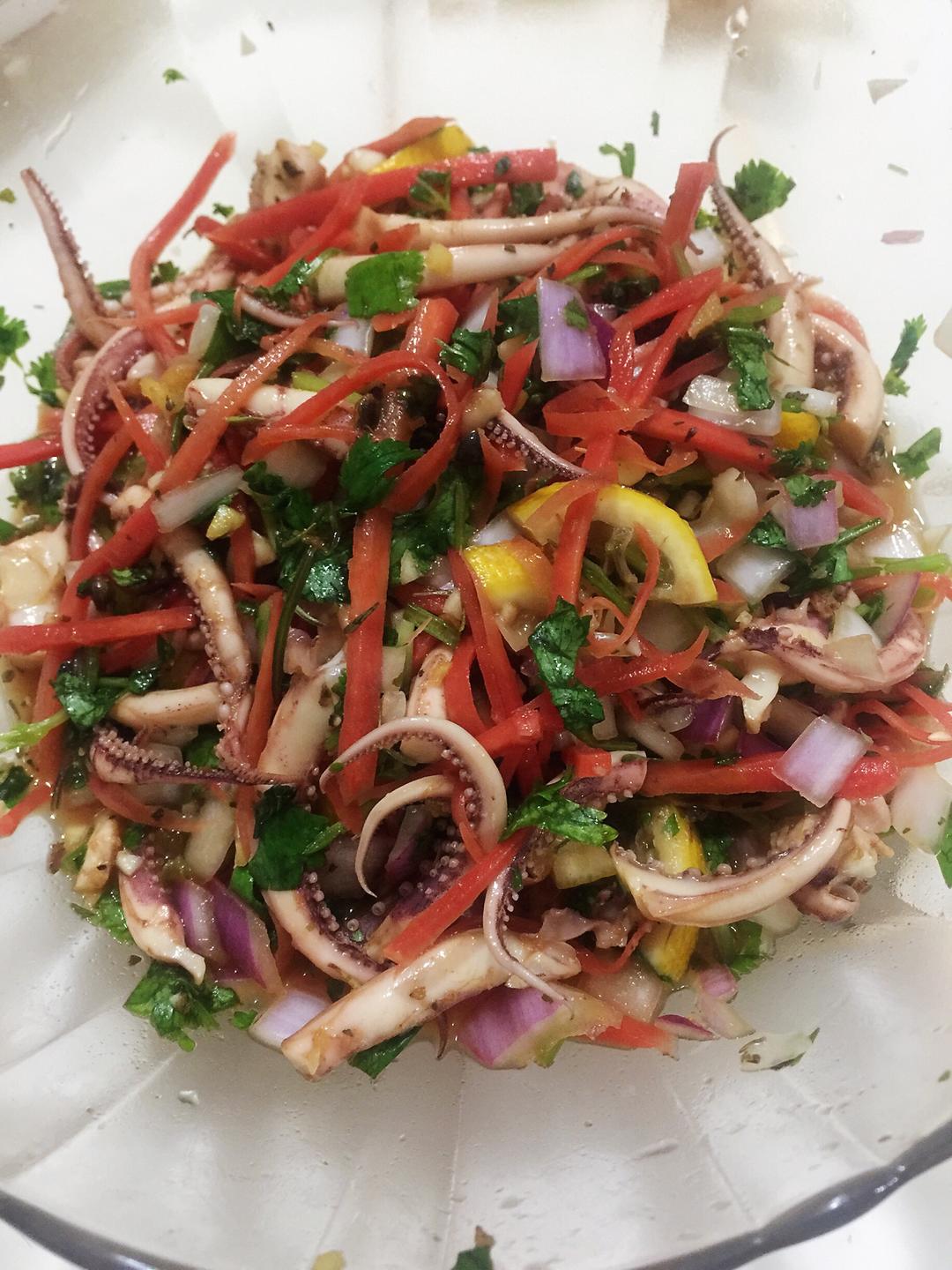 AIP食谱-凉拌鱿鱼