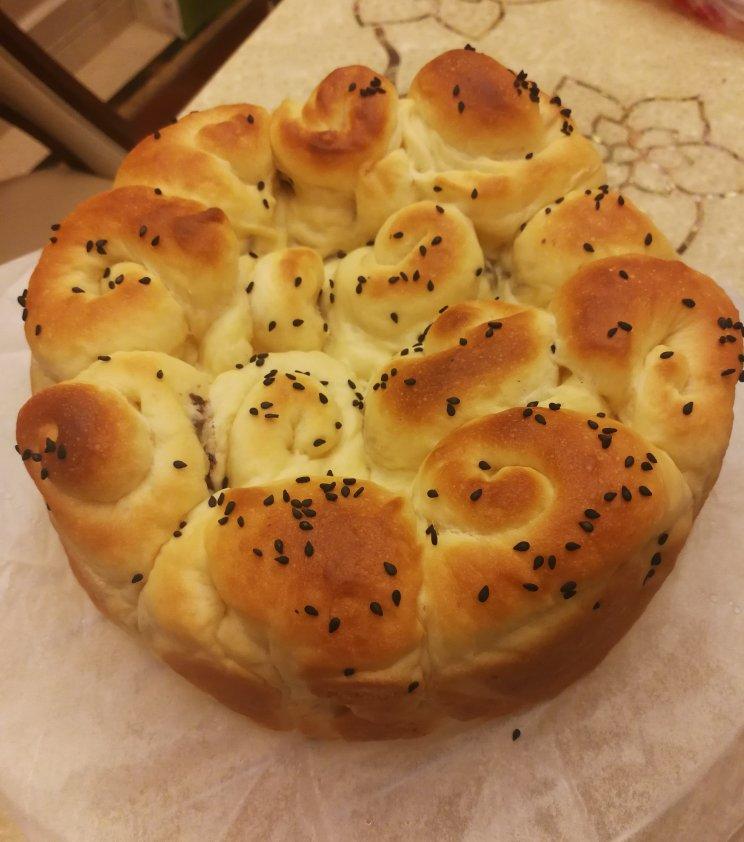 奶油奶酪手撕面包