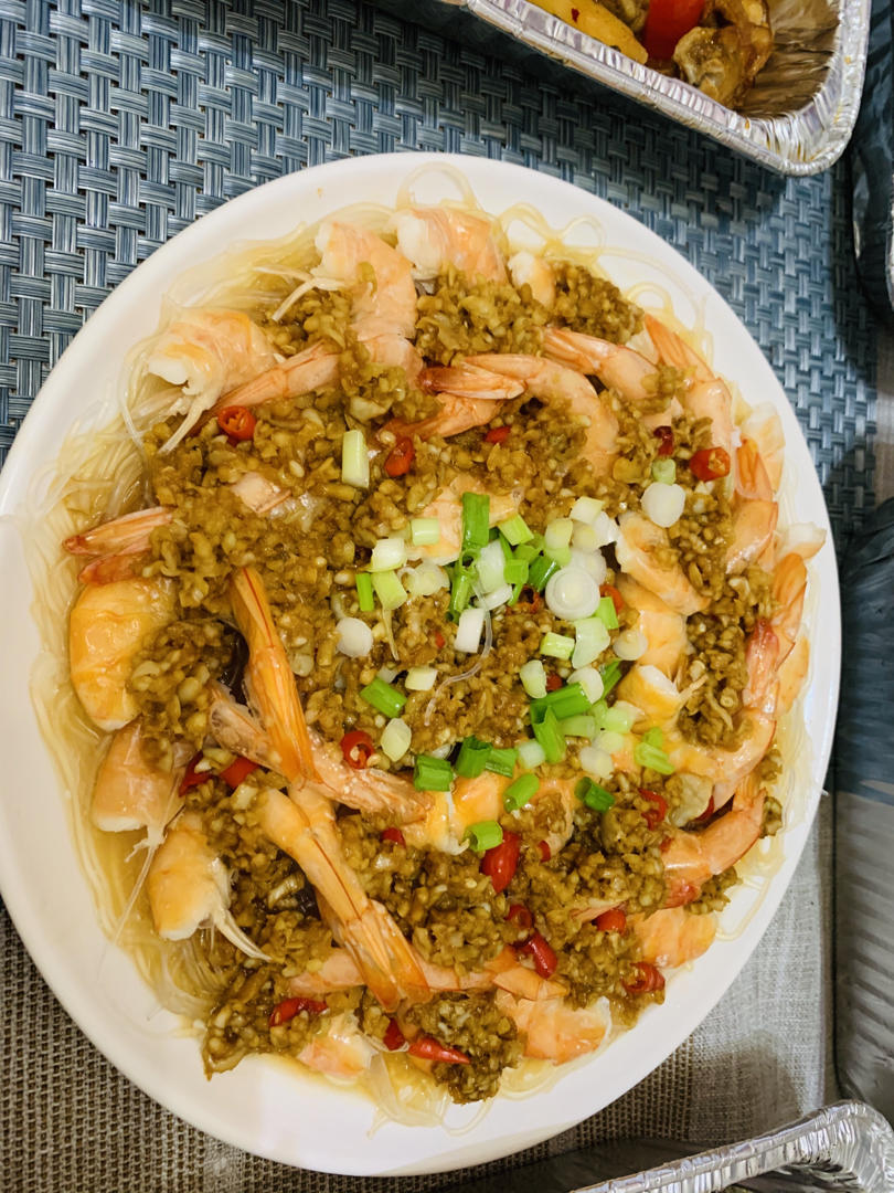 蒜蓉粉丝开背虾