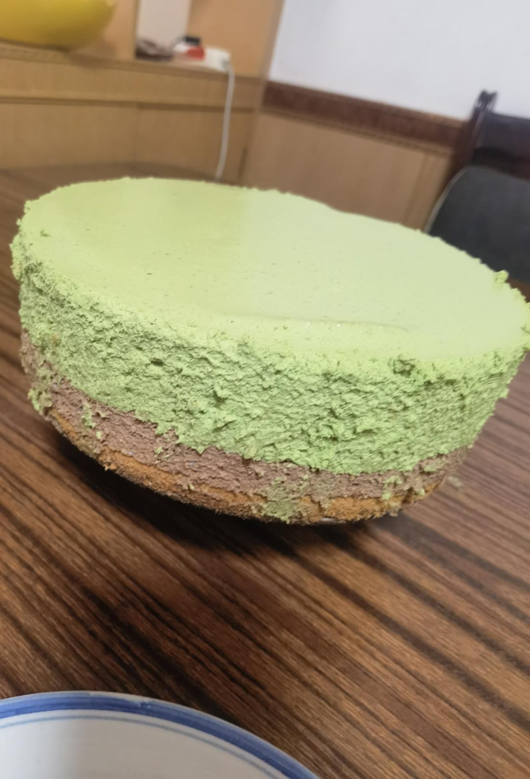 巧克力抹茶慕斯蛋糕