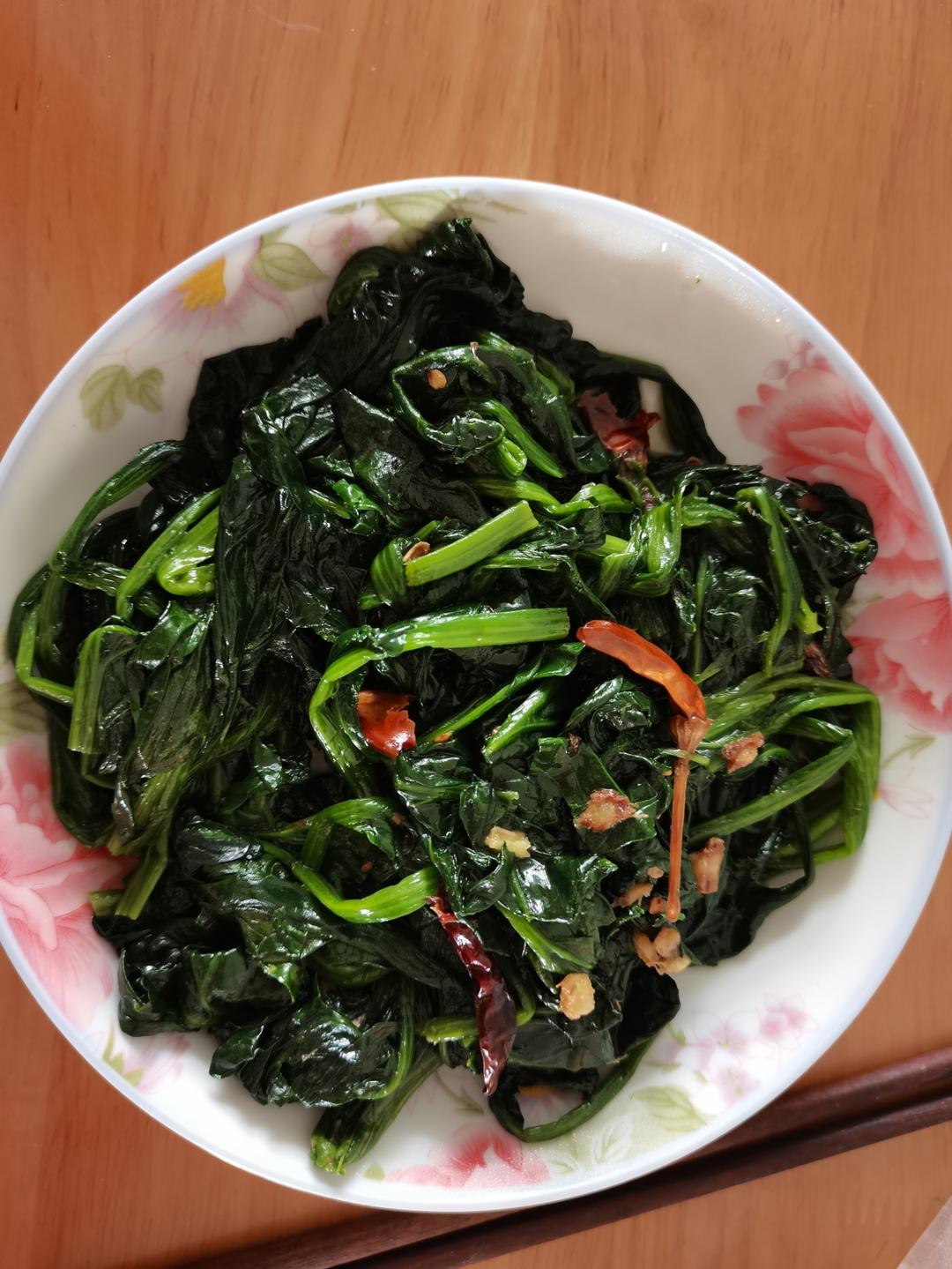 辣炒菠菜