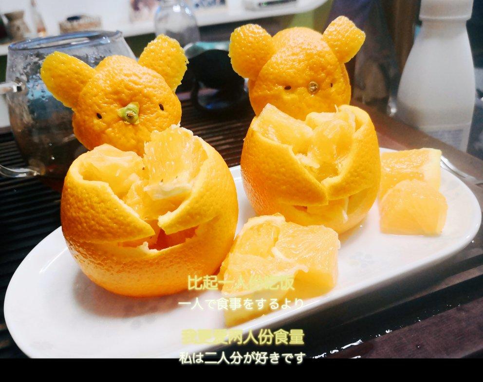 小熊橙子果盘