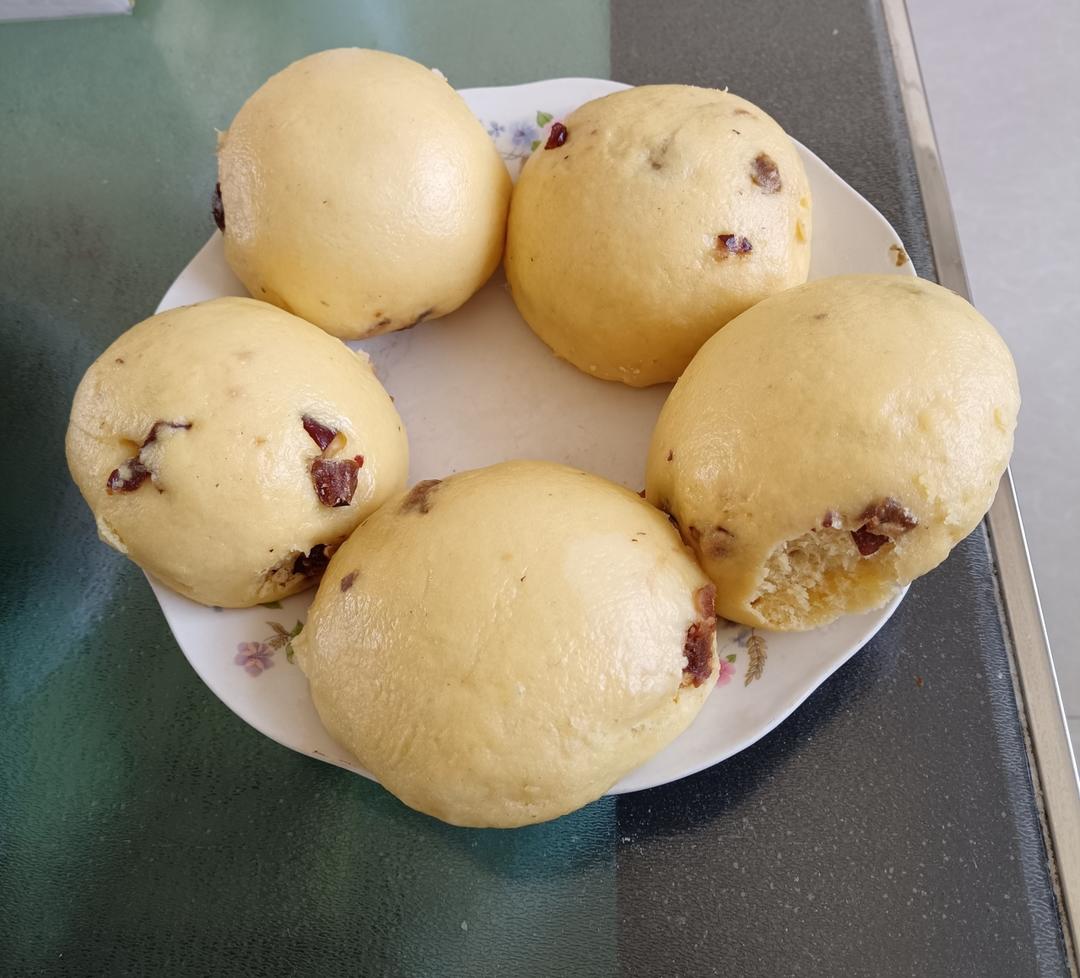 玉米面红枣馒头   这么做松软    香甜   口感好易消化  附细节视频