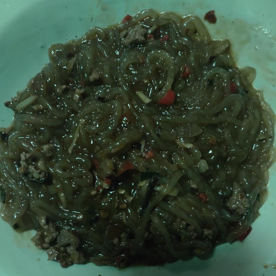 蚂蚁上树(肉末炒粉丝)超下饭‼️十分钟搞定
