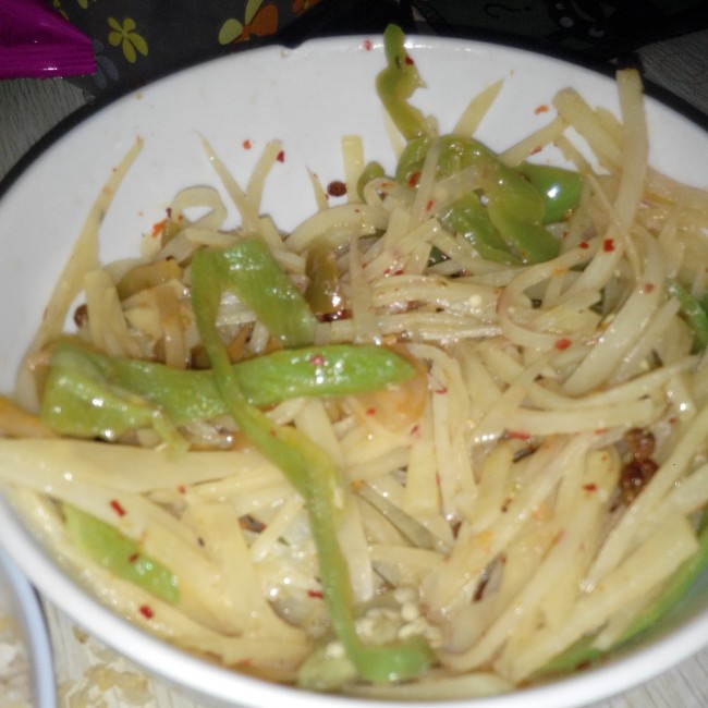 青椒土豆丝