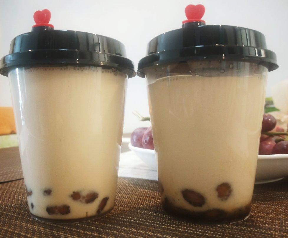 自制彩虹版珍珠奶茶(颜值高)