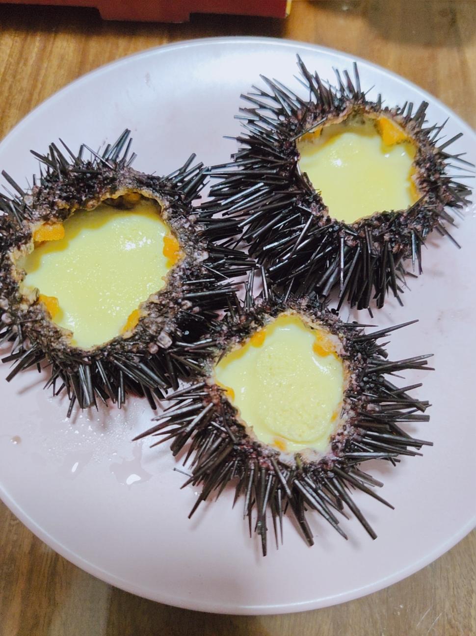 海胆蒸蛋的做法