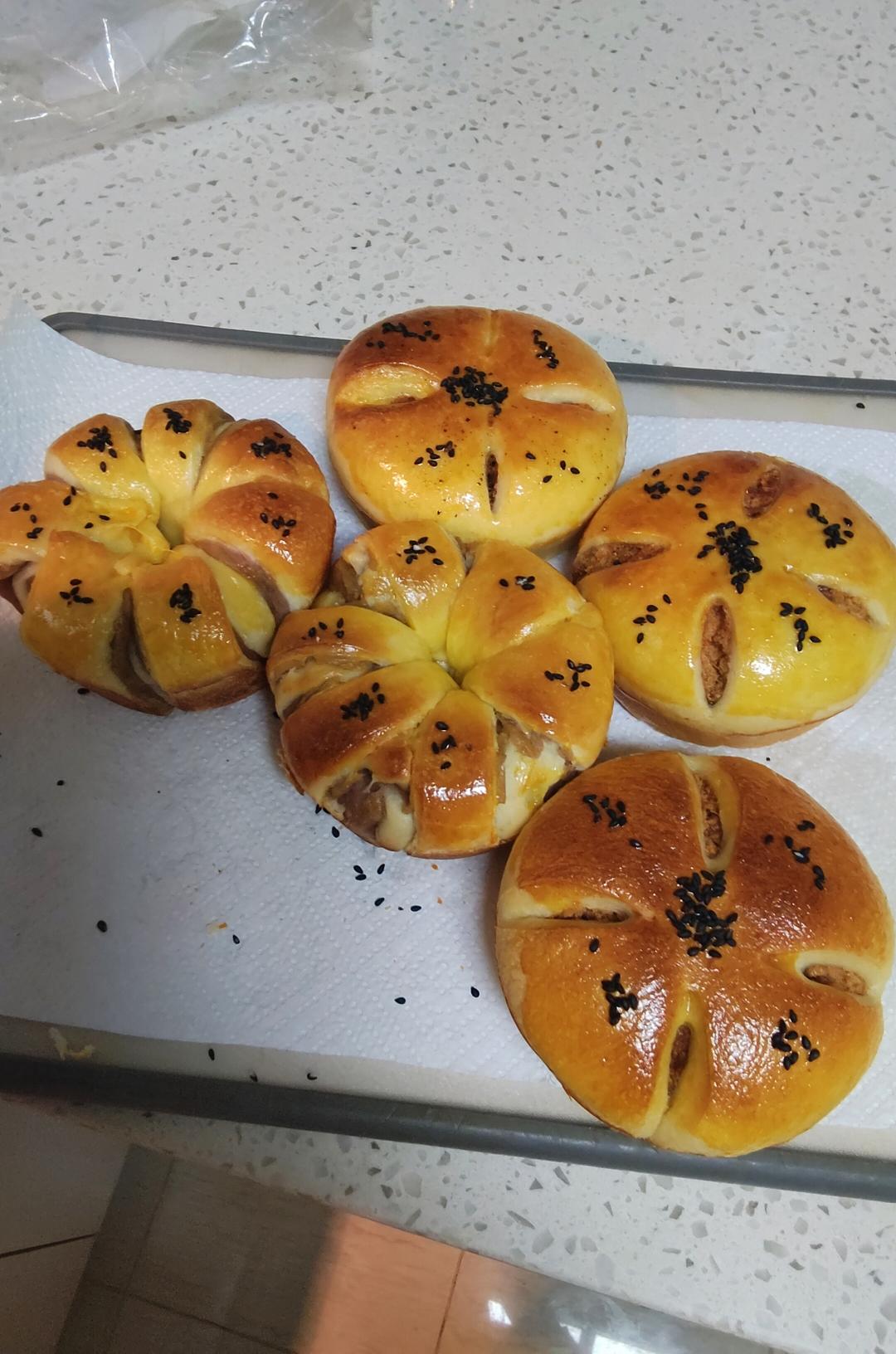 香芋皇冠面包，保存3天仍松软