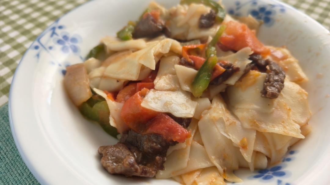 新疆面食：炒面片