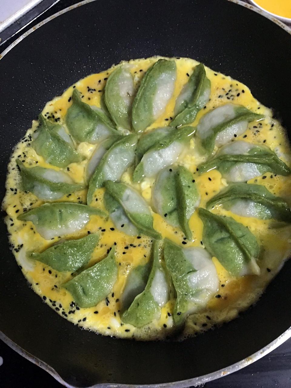 懒人快手抱蛋煎饺