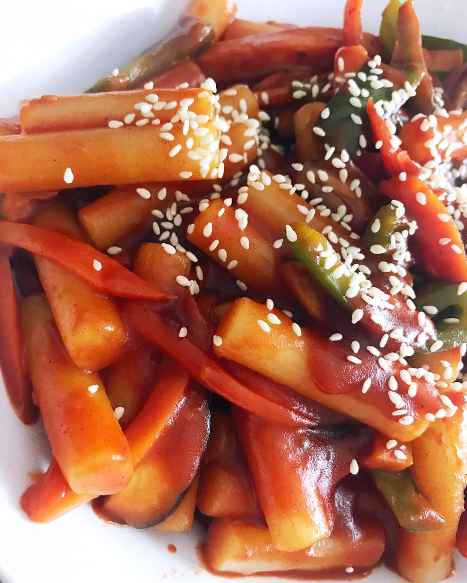 韩式辣炒年糕（or网红芝士套路之芝心年糕）