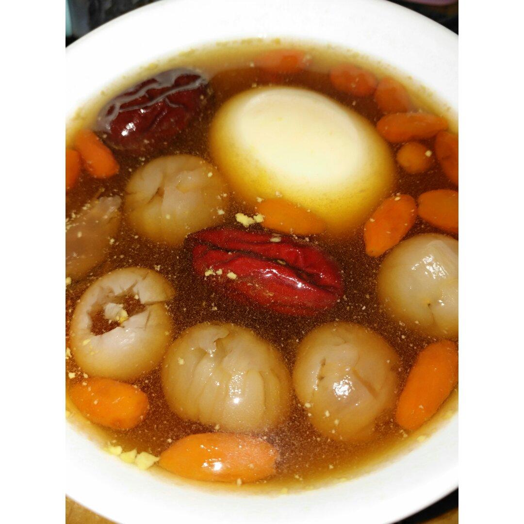 桂圆红枣鸡蛋糖水