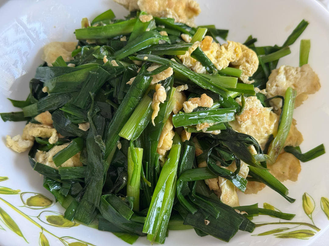 韭菜炒鸡蛋——三分钟快手下饭菜 掌握火候的秘诀