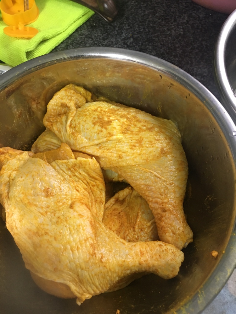 快手烤箱盐焗鸡的做法 步骤1