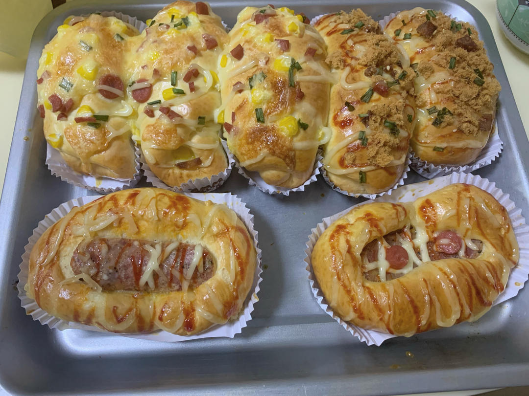 快速简单做各种面包（一发法）