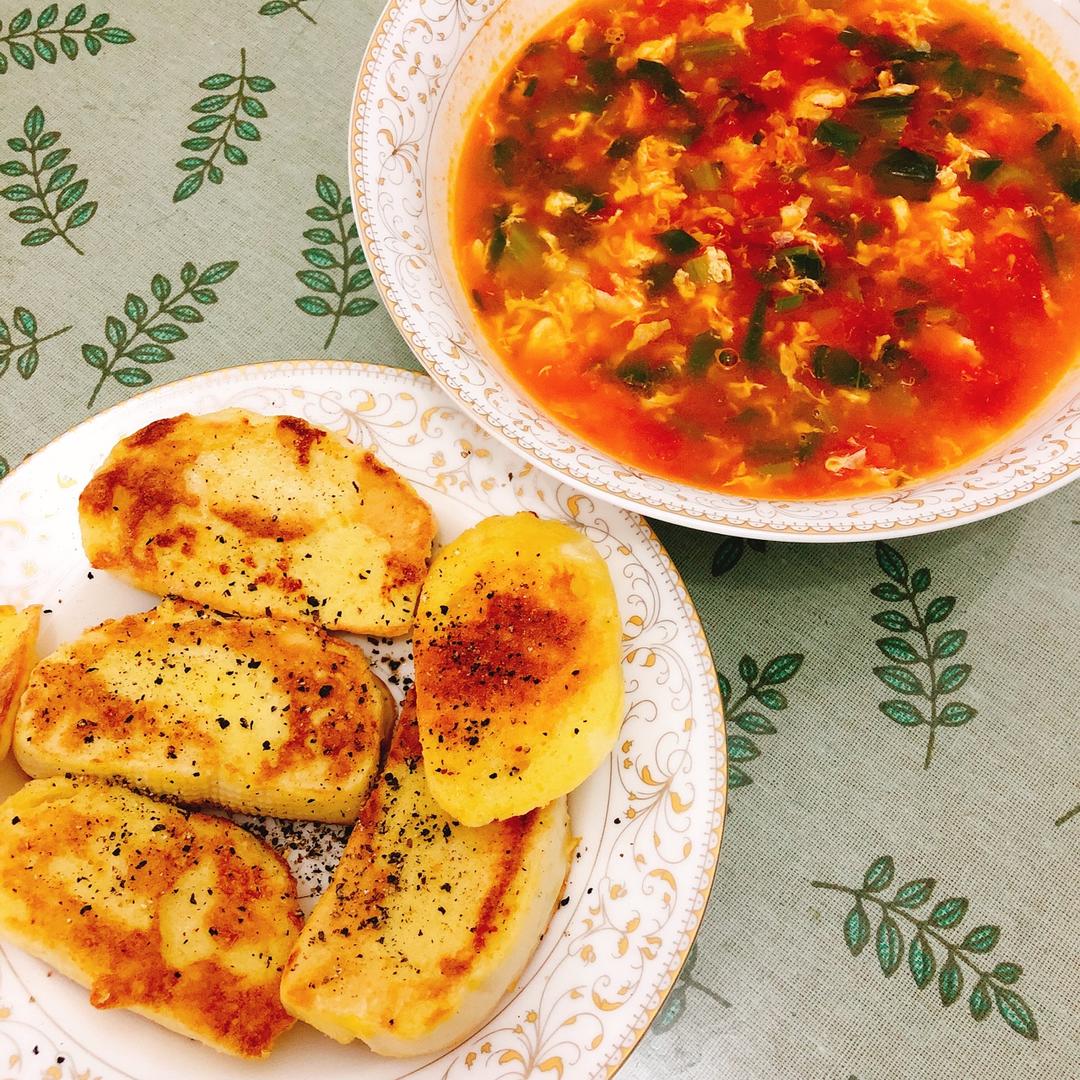 西红柿蛋汤（无油夏天必备）