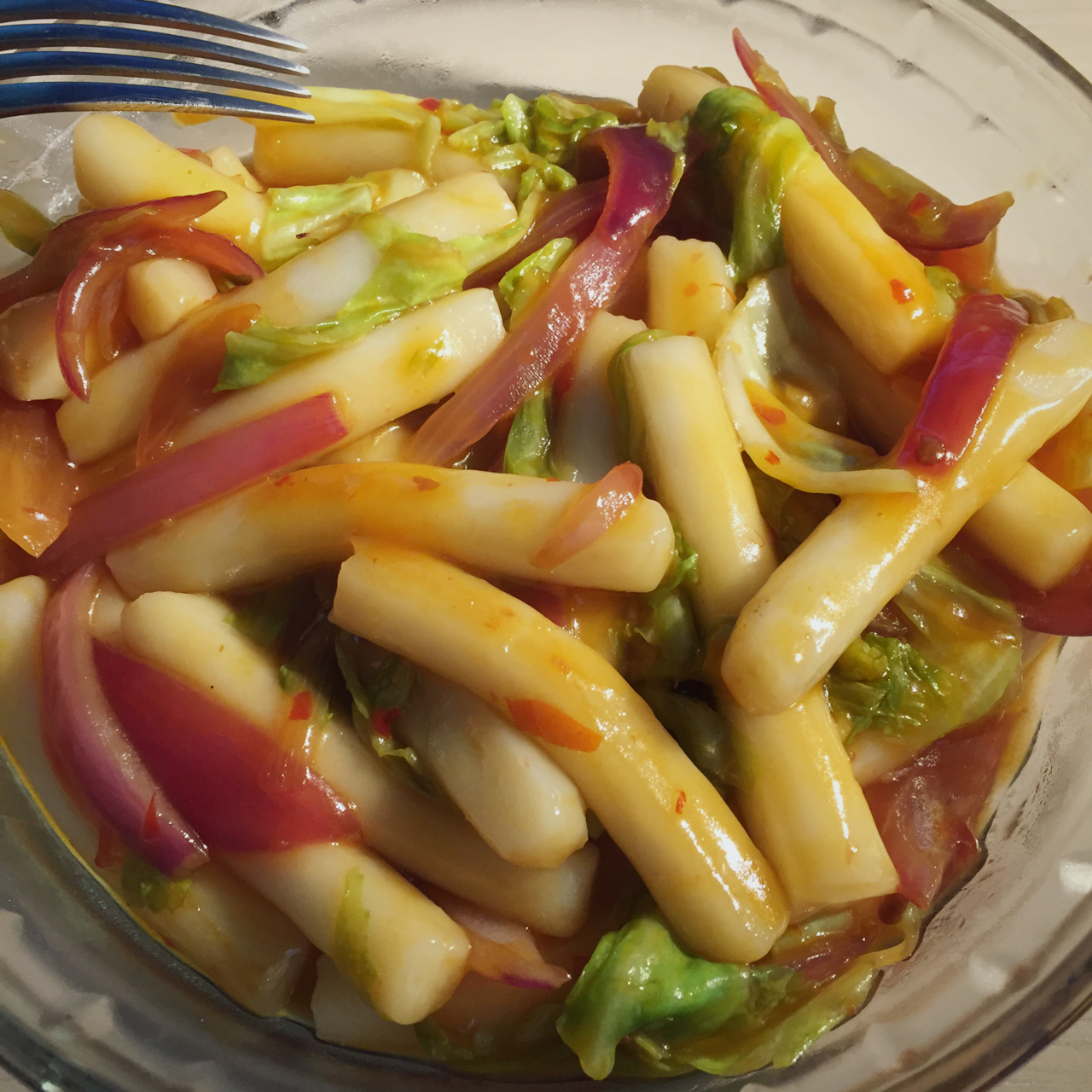 韩式辣炒年糕（or网红芝士套路之芝心年糕）