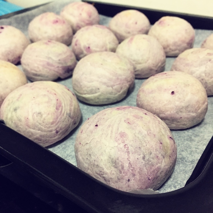 麻薯香芋酥/台湾大甲芋头酥(无猪油完美复刻2015.10修订各种抹茶酥、绿茶酥、蛋黄酥、紫薯酥通用哟）