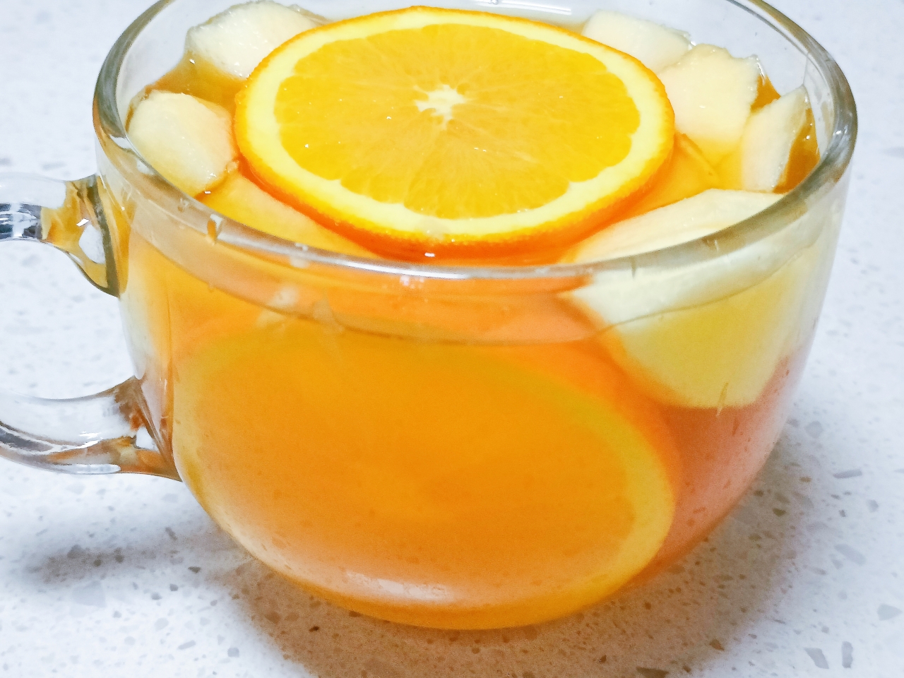 冬日饮品热橙茶的做法