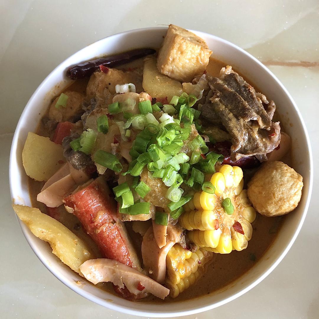 牛奶麻辣烫的做法