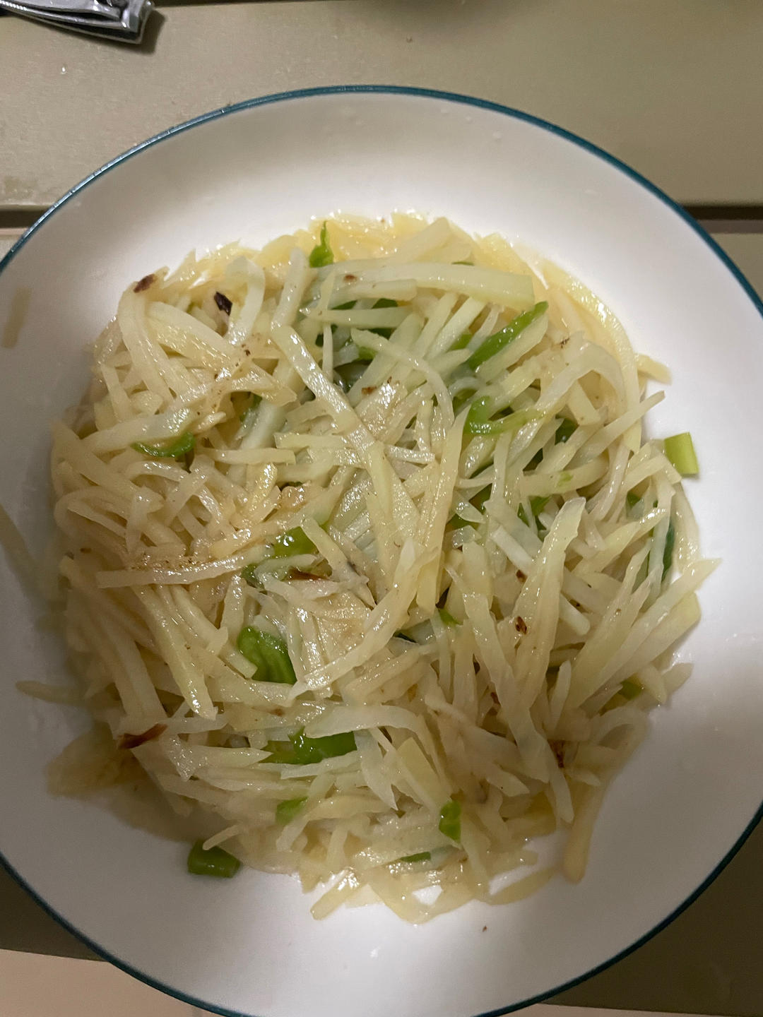 素炒尖椒土豆丝