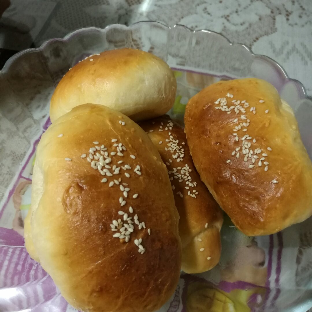 火腿肉松面包卷