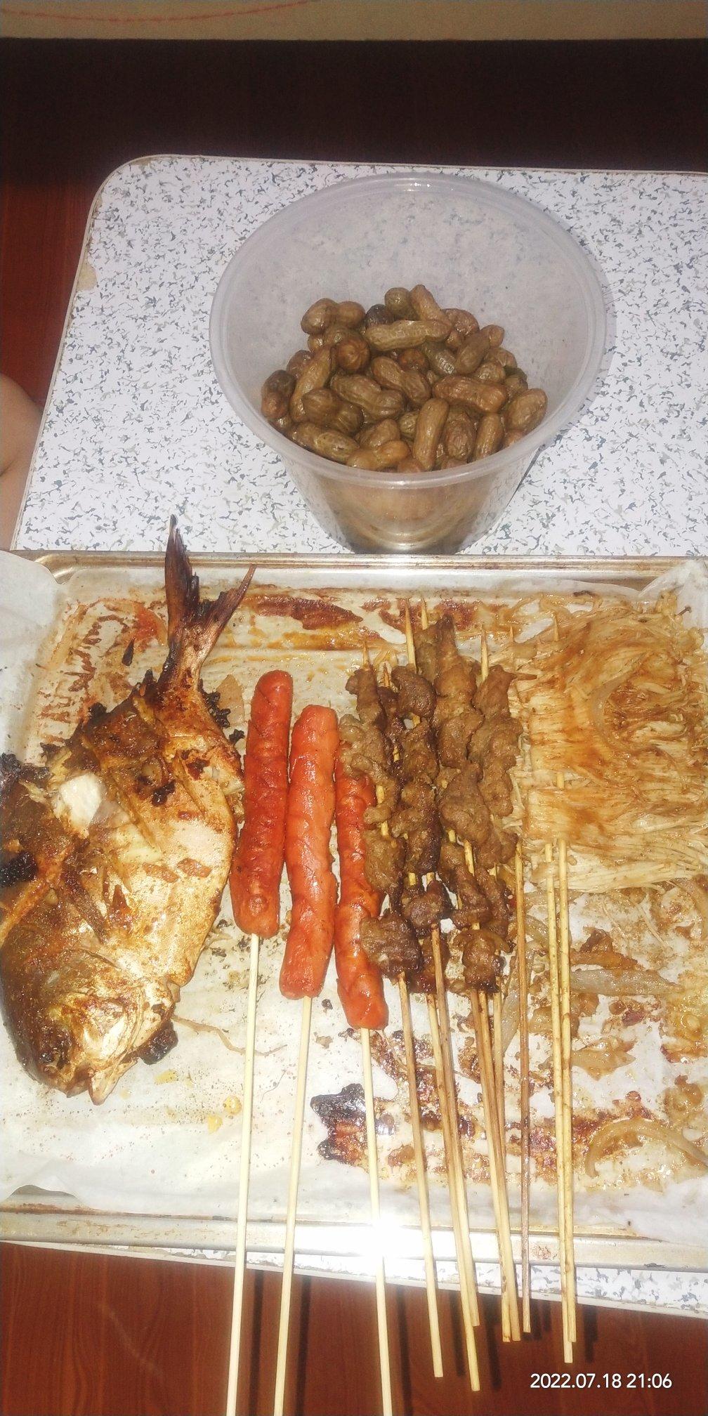 皮脆肉嫩的烤金鲳鱼