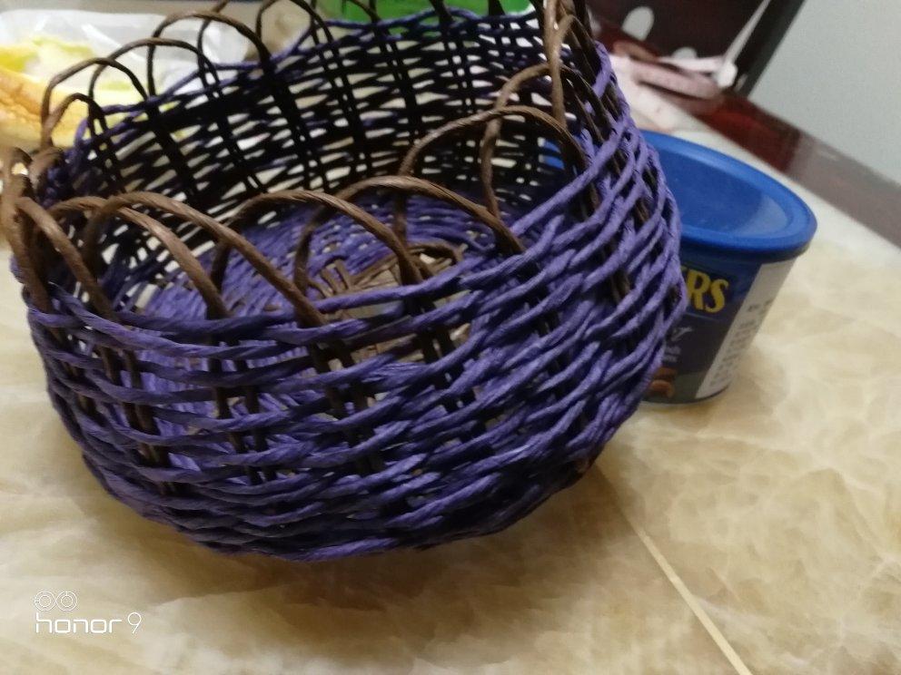 教你编个点心篮-入门级，超简单